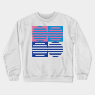 Retro Line Circles Crewneck Sweatshirt